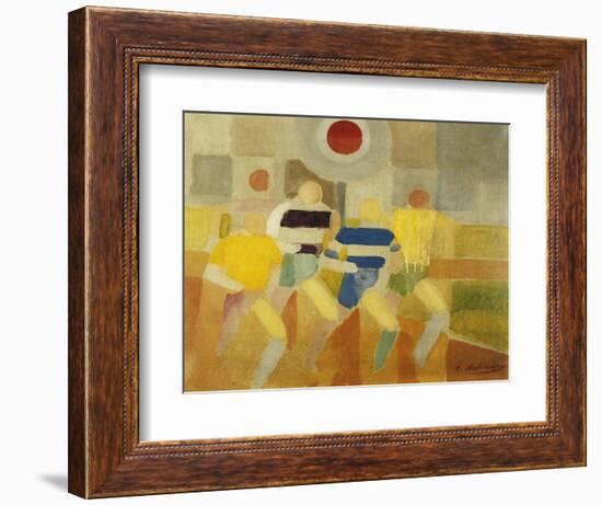 The Runners on Foot, C.1920-Robert Delaunay-Framed Giclee Print