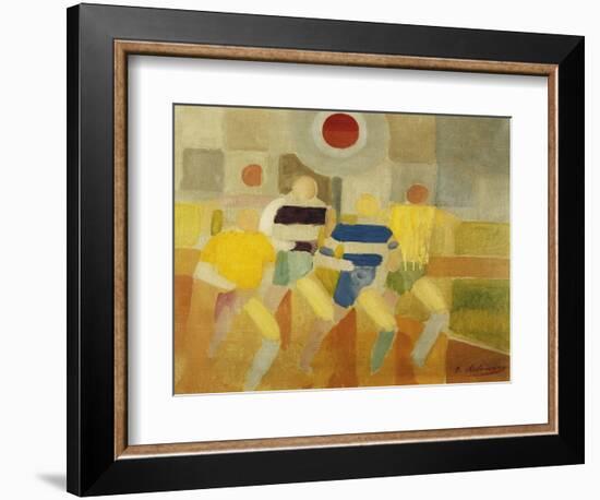 The Runners on Foot, C.1920-Robert Delaunay-Framed Giclee Print