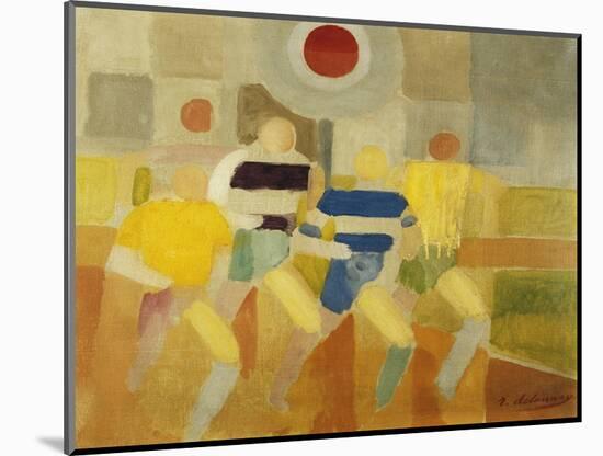 The Runners on Foot, C.1920-Robert Delaunay-Mounted Giclee Print