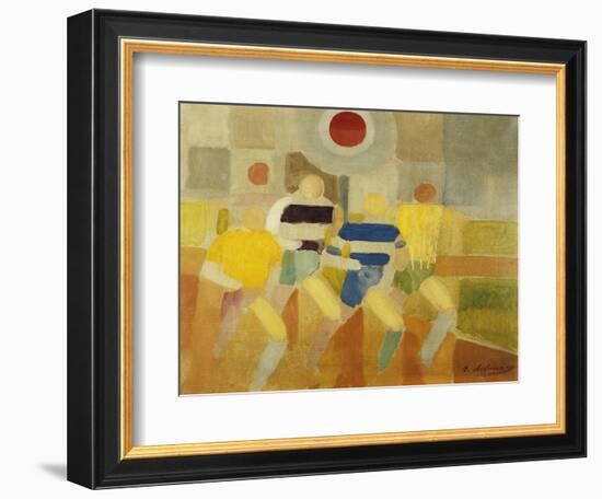 The Runners on Foot, C.1920-Robert Delaunay-Framed Giclee Print