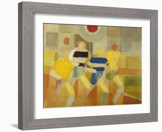 The Runners on Foot-Robert Delaunay-Framed Giclee Print