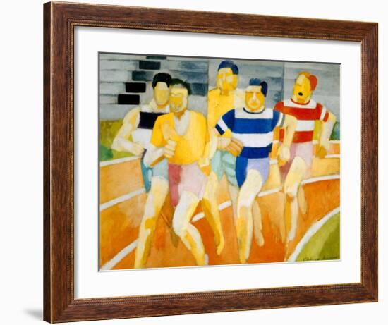 The Runners-Robert Delaunay-Framed Giclee Print