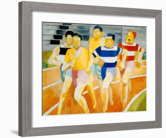 The Runners-Robert Delaunay-Framed Giclee Print