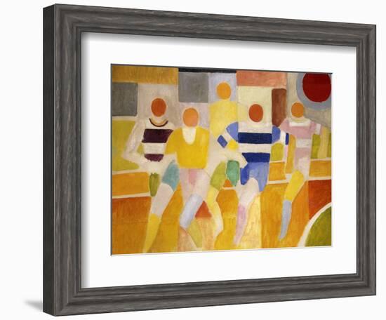 The Runners-Robert Delaunay-Framed Premium Giclee Print