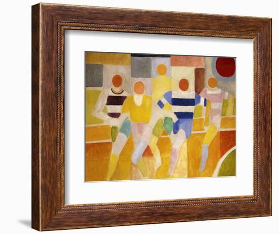 The Runners-Robert Delaunay-Framed Premium Giclee Print