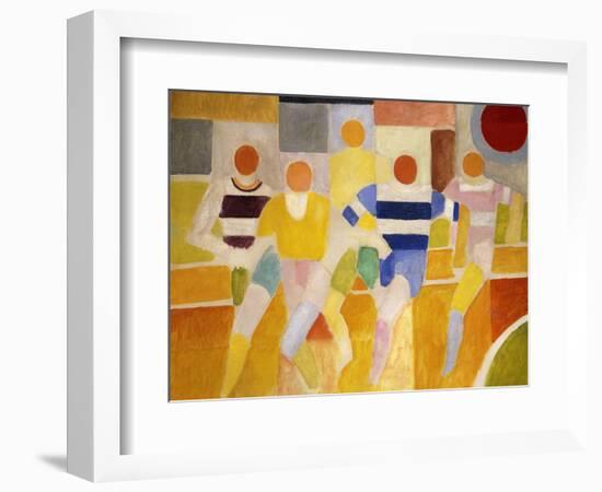 The Runners-Robert Delaunay-Framed Premium Giclee Print
