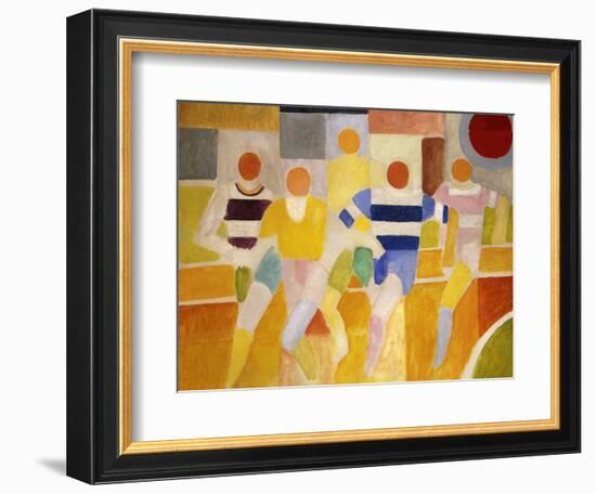 The Runners-Robert Delaunay-Framed Premium Giclee Print