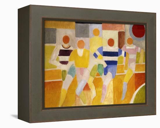 The Runners-Robert Delaunay-Framed Premier Image Canvas