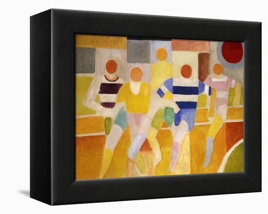 The Runners-Robert Delaunay-Framed Premier Image Canvas