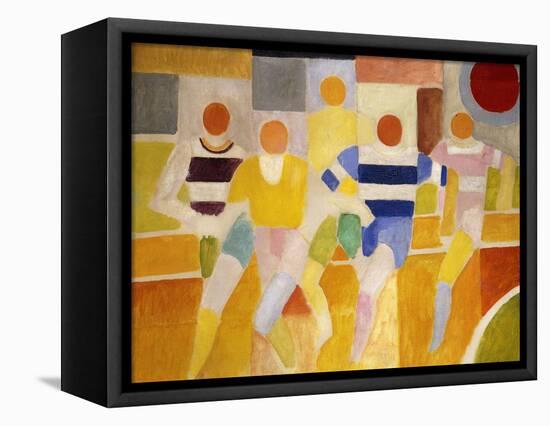 The Runners-Robert Delaunay-Framed Premier Image Canvas