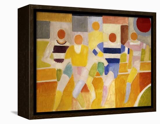 The Runners-Robert Delaunay-Framed Premier Image Canvas