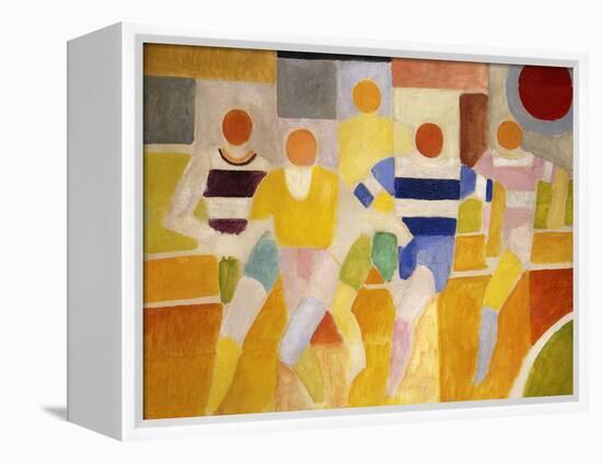 The Runners-Robert Delaunay-Framed Premier Image Canvas