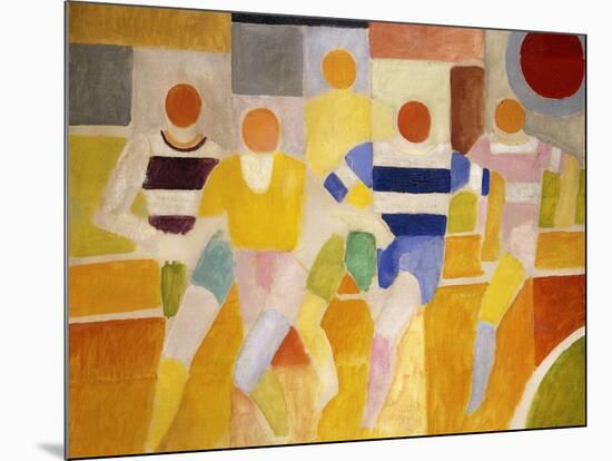 The Runners-Robert Delaunay-Mounted Giclee Print