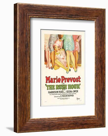 The Rush Hour - 1928-null-Framed Giclee Print