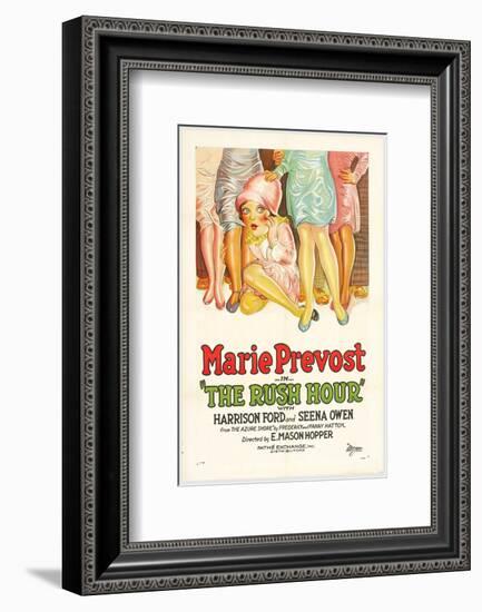 The Rush Hour - 1928-null-Framed Giclee Print