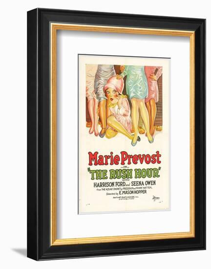 The Rush Hour - 1928-null-Framed Giclee Print