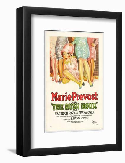 The Rush Hour - 1928-null-Framed Giclee Print