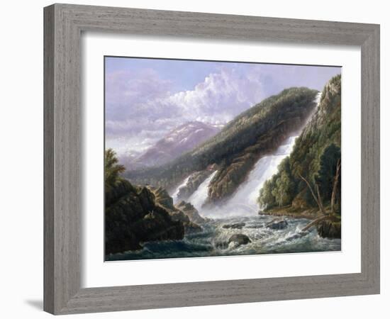 The Russell Falls, Tasmania-John Haughton Forrest-Framed Giclee Print