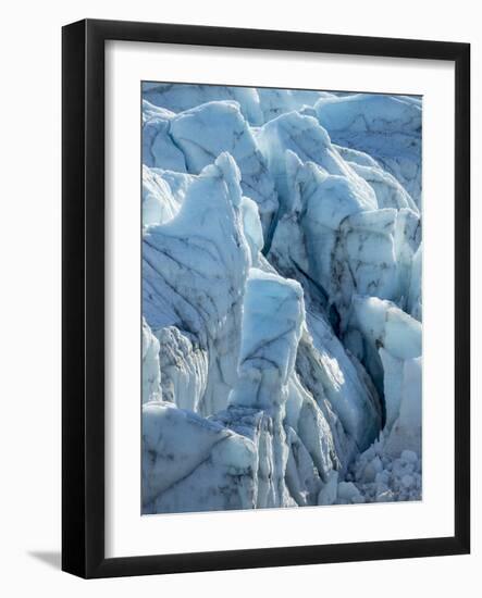 The Russell Glacier. Landscape close to the Greenland Ice Sheet near Kangerlussuaq, Greenland-Martin Zwick-Framed Photographic Print