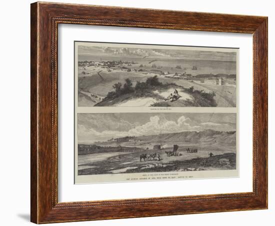 The Russian Advance in Asia, from West to East, Batoum to Merv-null-Framed Giclee Print