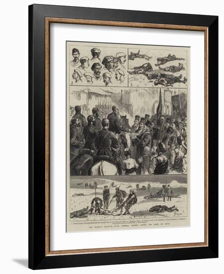 The Russian Advance, with General Gourko across the Plain of Sofia-null-Framed Giclee Print