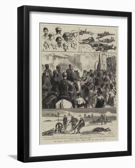 The Russian Advance, with General Gourko across the Plain of Sofia-null-Framed Giclee Print