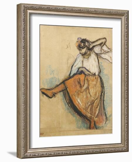 The Russian Dancer-Edgar Degas-Framed Giclee Print