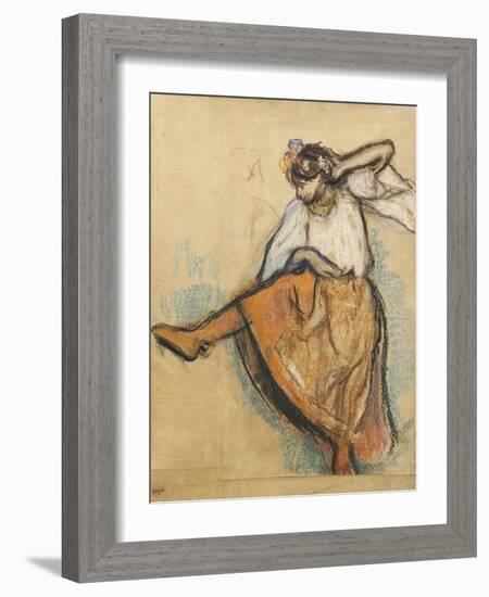 The Russian Dancer-Edgar Degas-Framed Giclee Print