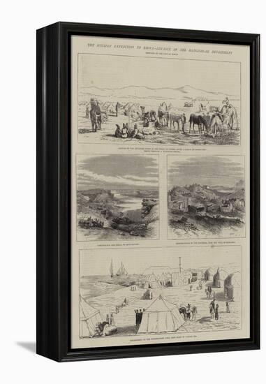 The Russian Expedition to Khiva, Advance of the Mangishlak Detachment-null-Framed Premier Image Canvas