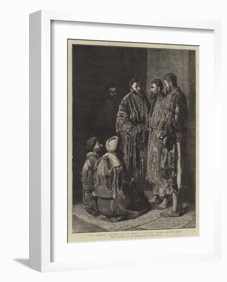 The Russian Expedition to Khiva, Central Asian Politicians-null-Framed Giclee Print