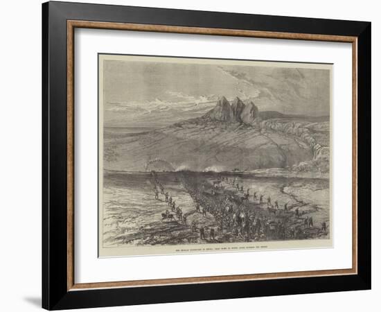 The Russian Expedition to Khiva, First Sight of Water after Crossing the Desert-null-Framed Giclee Print