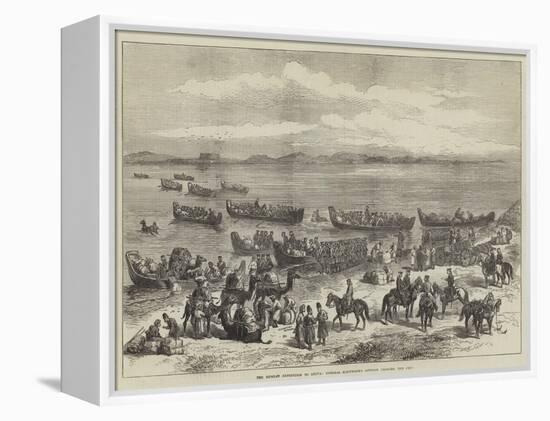 The Russian Expedition to Khiva, General Kaufmanns Division Crossing the Oxus-null-Framed Premier Image Canvas