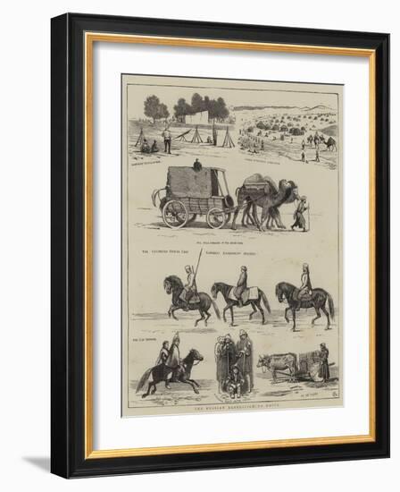 The Russian Expedition to Khiva-Alfred Chantrey Corbould-Framed Giclee Print