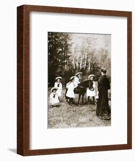 The Russian Imperial family, 1900s-Unknown-Framed Photographic Print