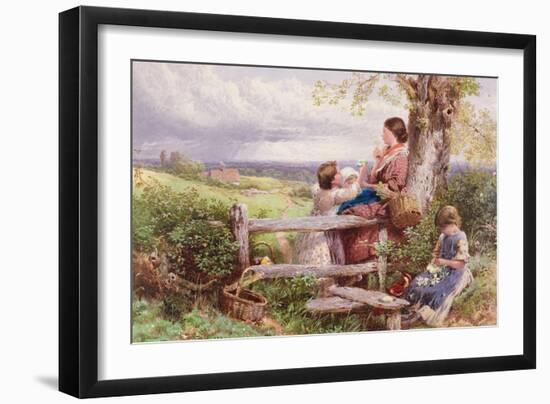 The Rustic Stile-Myles Birket Foster-Framed Giclee Print