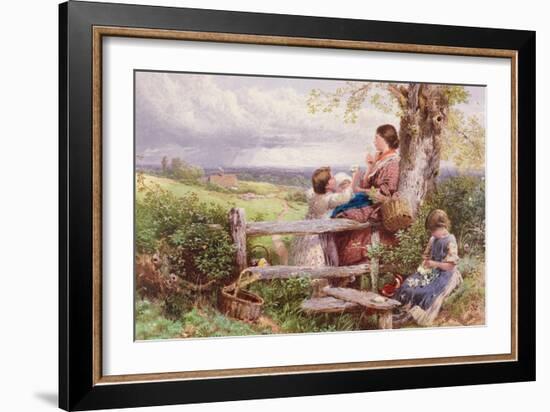 The Rustic Stile-Myles Birket Foster-Framed Giclee Print