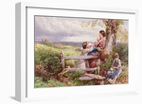 The Rustic Stile-Myles Birket Foster-Framed Giclee Print