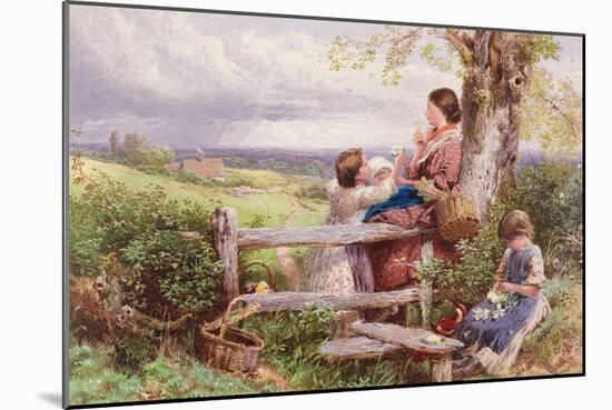 The Rustic Stile-Myles Birket Foster-Mounted Giclee Print