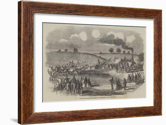 The Rutland Ploughing Meeting at Uppingham-Thomas Harrington Wilson-Framed Giclee Print