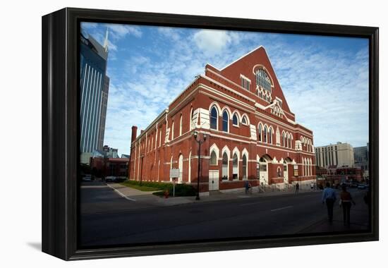 The Ryman Auditorium in Nashville Tennessee-null-Framed Premier Image Canvas