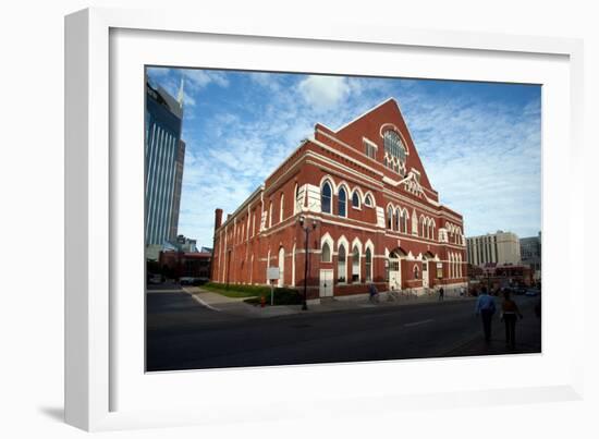 The Ryman Auditorium in Nashville Tennessee-null-Framed Photographic Print