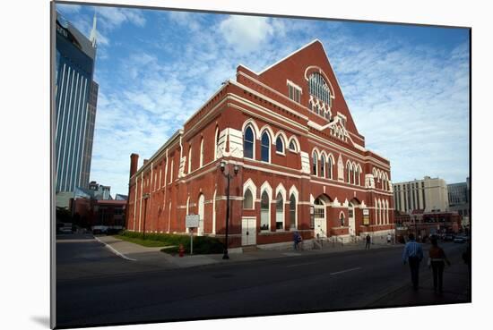 The Ryman Auditorium in Nashville Tennessee-null-Mounted Photographic Print