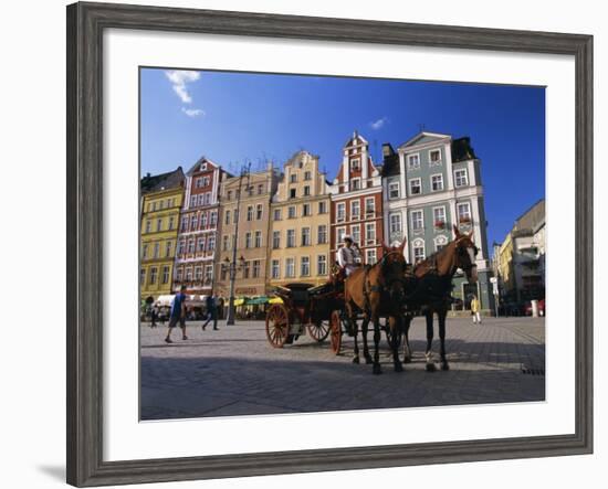 The Rynek (Town Square), Wroclaw, Silesia, Poland, Europe-Gavin Hellier-Framed Photographic Print