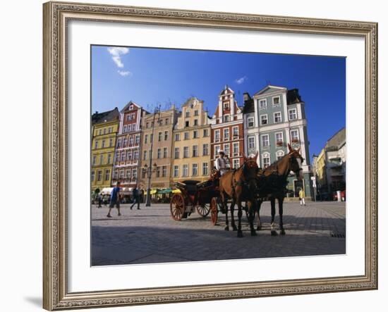 The Rynek (Town Square), Wroclaw, Silesia, Poland, Europe-Gavin Hellier-Framed Photographic Print