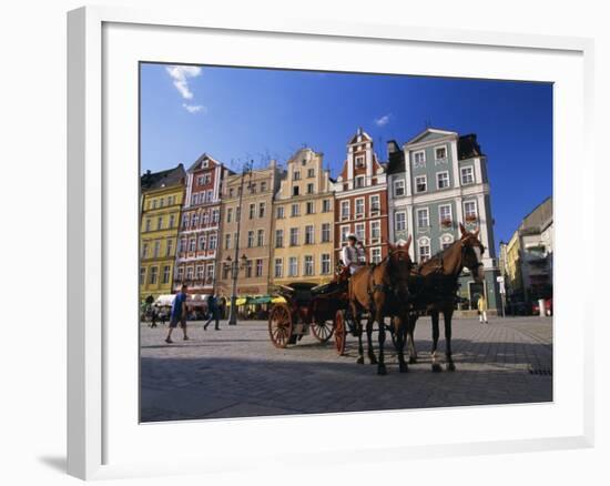 The Rynek (Town Square), Wroclaw, Silesia, Poland, Europe-Gavin Hellier-Framed Photographic Print