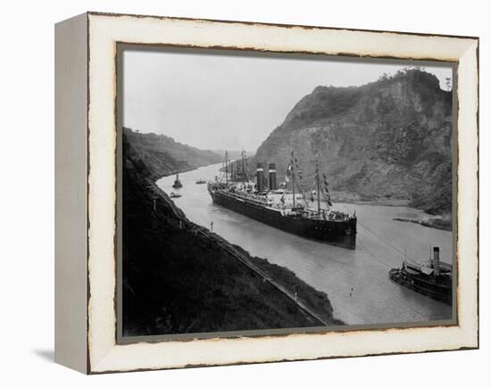 The S.S. Kronland in Panama-null-Framed Premier Image Canvas