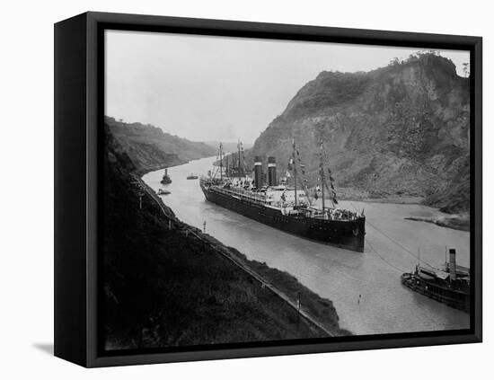 The S.S. Kronland in Panama-null-Framed Premier Image Canvas