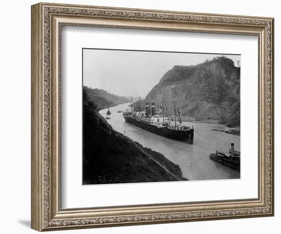 The S.S. Kronland in Panama-null-Framed Photographic Print