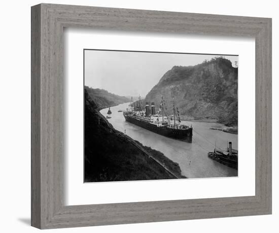 The S.S. Kronland in Panama-null-Framed Photographic Print