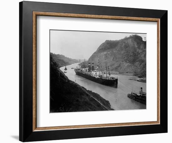 The S.S. Kronland in Panama-null-Framed Photographic Print